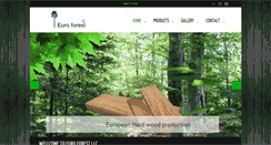 Desktop Screenshot of euro-forest.com